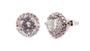 A White Cubic Zirconia Earring.