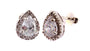 A White Cubic Zirconia Earring.
