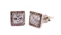 A White Cubic Zirconia Earring.