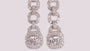 A White Cubic Zirconia Earring