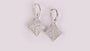 A White Cubic Zirconia Earring