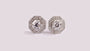 A White Cubic Zirconia Earring