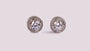 A White Cubic Zirconia Earring
