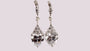 A White Cubic Zirconia Earring