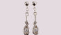 A White Cubic Zirconia Earring