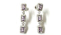 Amethyst & White Cubic Zirconia Earring