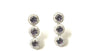 Amethyst & White Cubic Zirconia Earring