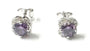 Amethyst Cubic Zirconia Earring