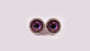Amethyst Cubic Zirconic  Earring