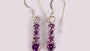 Amethyst Cubic Zirconic  Earring