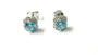 Aqua Cubic Zirconia Earring