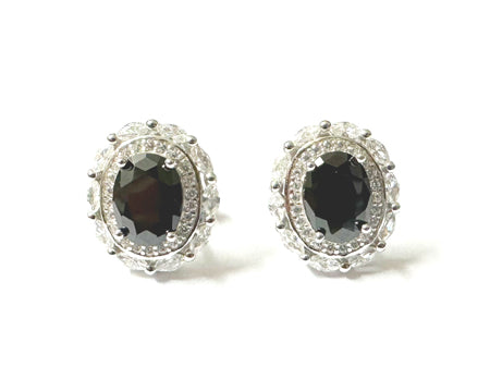 Black & White Cubic Zirconia Pendant.