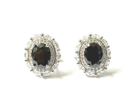 Black & White Cubic Zirconia Pendant.