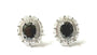 Black & White Cubic Zirconia Earring.
