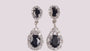 Black Cubic Zirconia Earring