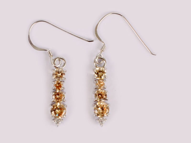 Champagne/Smokey Quartz Earring