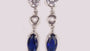 Sapphire Cubic Zirconic  Earring