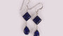 Sapphire Cubic Zirconic  Earring