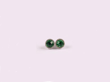 Emerald Cubic Zirconia Earring