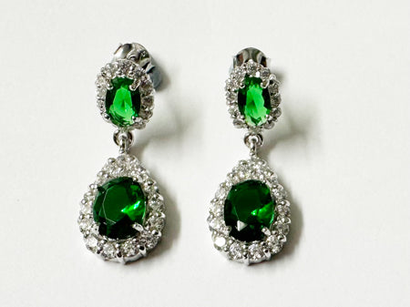 Emerald Cubic Zirconia Necklace
