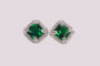 Emerald Cubic Zirconia Earring