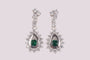 Emerald Cubic Zirconia Earring