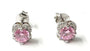 Pink Cubic Zirconia Earring
