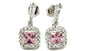 Pink & White Cubic Zirconia Earring