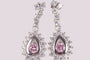 Pink Cubic Zirconia Earring