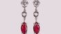 Ruby Cubic Zirconia Earring