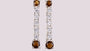 Champagne/Smokey Quartz Earring