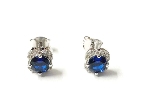Sapphire Cubic Zirconia Earring