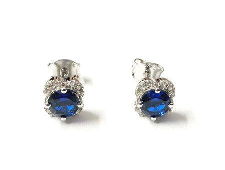 Sapphire Cubic Zirconia Earring