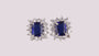 Sapphire Cubic Zirconic  Earring