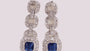 Sapphire Cubic Zirconic  Earring