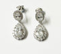 A White Cubic Zirconia Silver Earring