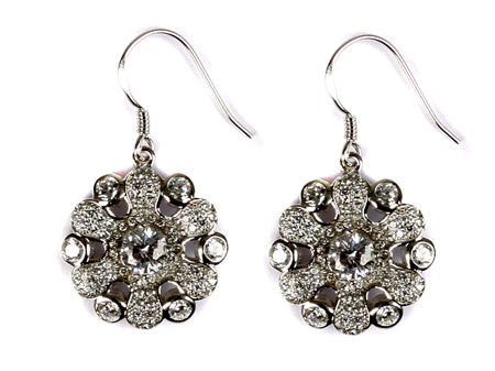 A White Cubic Zirconia Earring