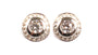 A White Cubic Zirconia Earring.