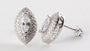 A White Cubic Zirconia Earring