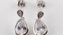 A White Cubic Zirconia Earring