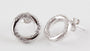 A White Cubic Zirconia Earring