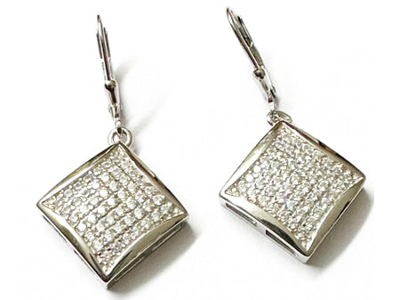 A White Cubic Zirconia Pendant.