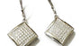 A White Cubic Zirconia Earring