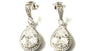 A Silver White Cubic Zirconia Drop Earring