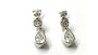 Silver White Cubic Zirconia Earring