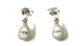 A White Cubic Zirconia Earring.