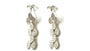 White Cubic Zirconia Earring.