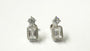 A White Cubic Zirconia Earring