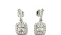 White Cubic Zirconia Earring