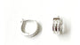 White Cz Silver Stud Earring